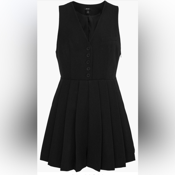 Tailored Pleated Hem Playsuit - Picture 5 of 7